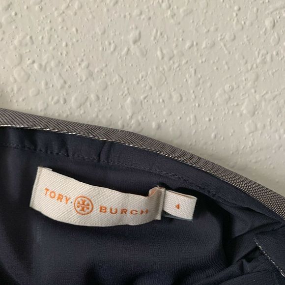 Tory Burch Metallic Pleated Audra Skirt - Picture 4 of 6